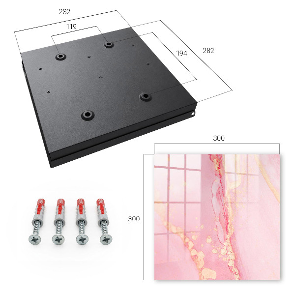 Schlüsselbox in Rosa Traum