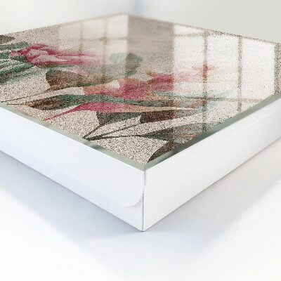Schlüsselkasten mit botanischem Eleganz-Motiv