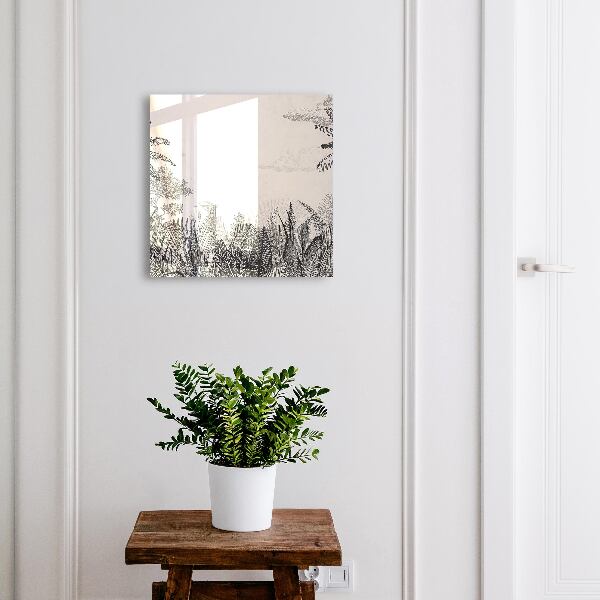 Schlüsselbox zur Wandmontage mit Motiv tropische Landschaft