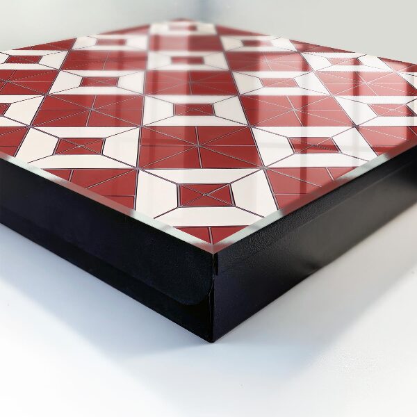 Schlüsselbox zur Wandmontage rotes Mosaik