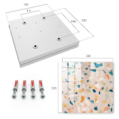 Schlüsselbox mit kreativem Mosaik-Design