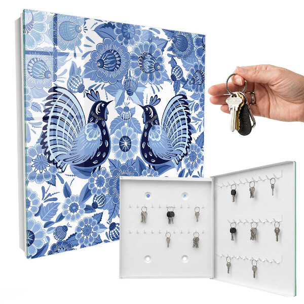 Schlüsselkasten mit Volksvögel Motiv