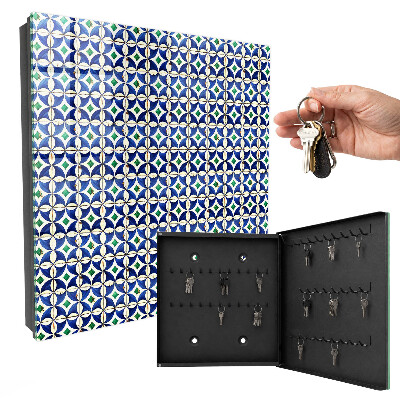 Schlüsselkasten mit geometrischer Abstraktion