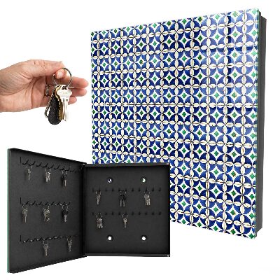 Schlüsselkasten mit geometrischer Abstraktion