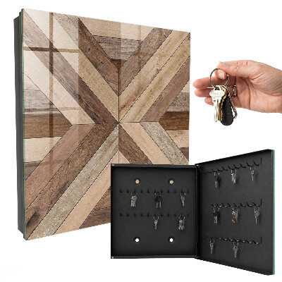 Schlüsselbox aus Holzgeometrie