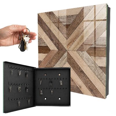 Schlüsselbox aus Holzgeometrie