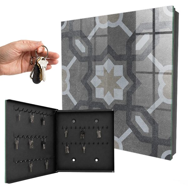 Schlüsselbox für die Wand im geometrischen Design