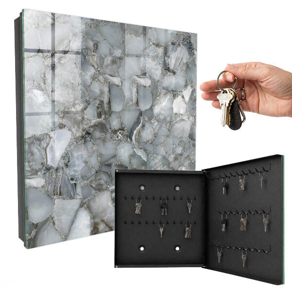 Schlüsselkasten mit Steinmosaik-Design