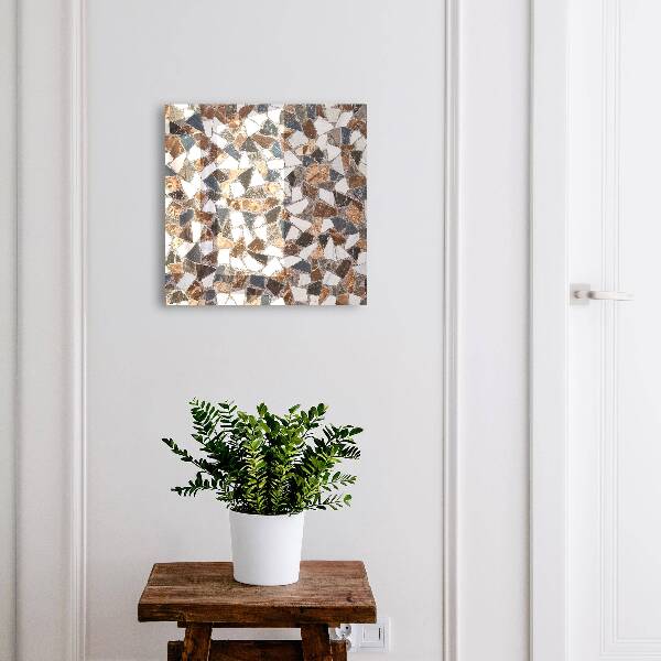 Schlüsselbox mit geometrischem Mosaikmuster