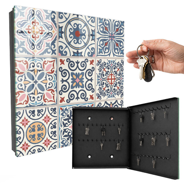 Schlüsselbox mit Mosaikmuster