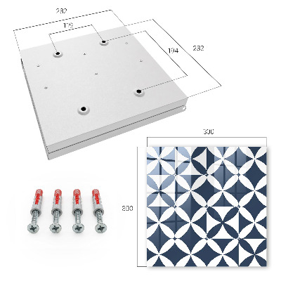 Schlüsselbox zur Wandmontage im geometrischen Design