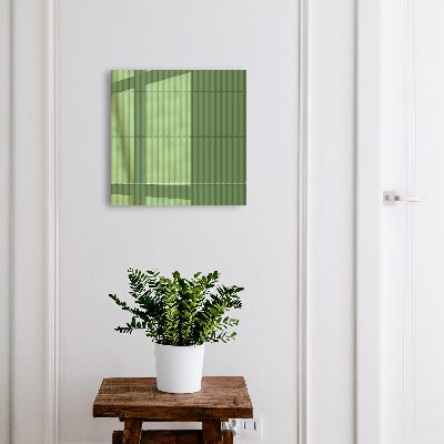 Schlüsselbox für die Wand aus grünem Bambus