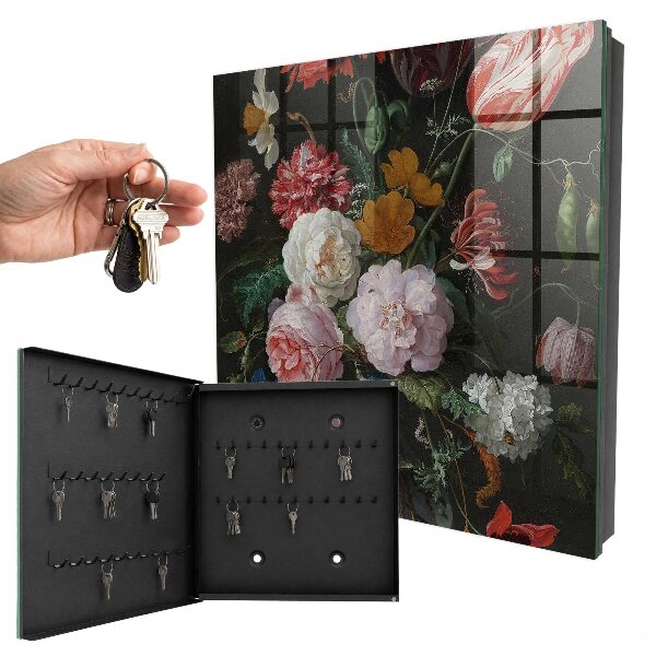 Schlüsselbox mit Motiv Ein Blumenstrauß