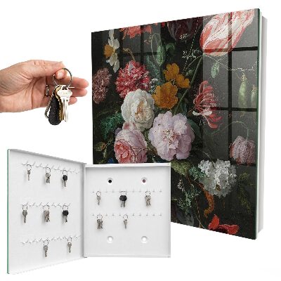 Schlüsselbox mit Motiv Ein Blumenstrauß