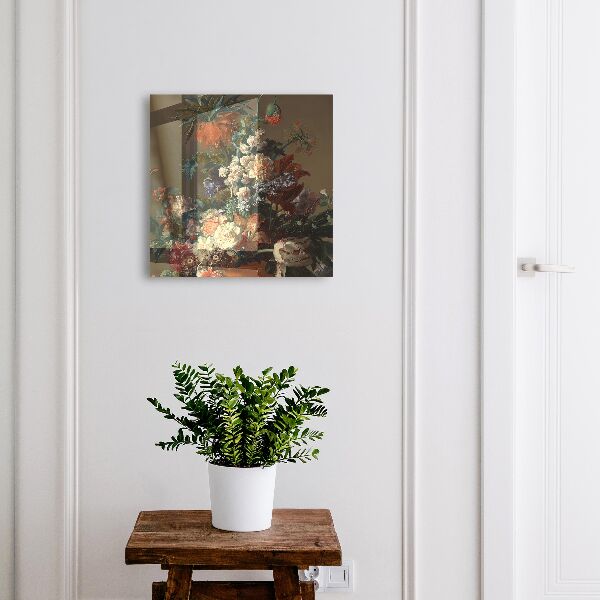Schlüsselbox für die Wandmontage mit Motiv Ein Blumenstrauß