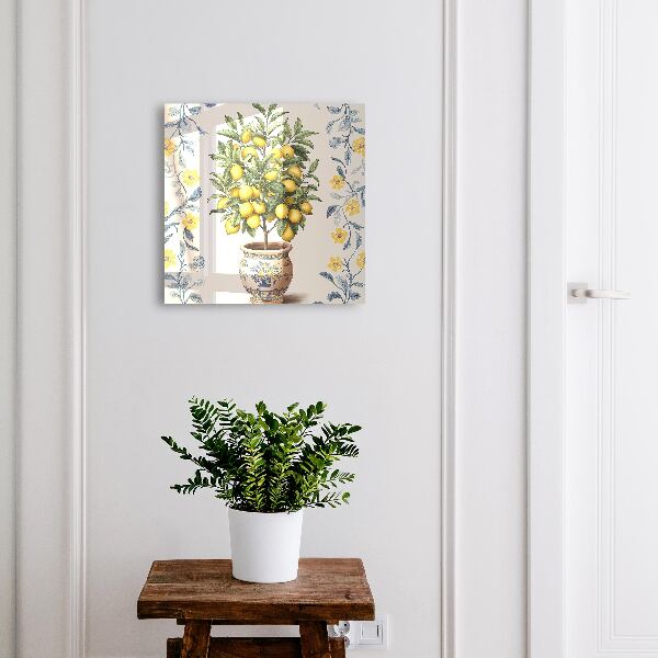 Schlüsselkasten mit Zitronenbaum-Motiv