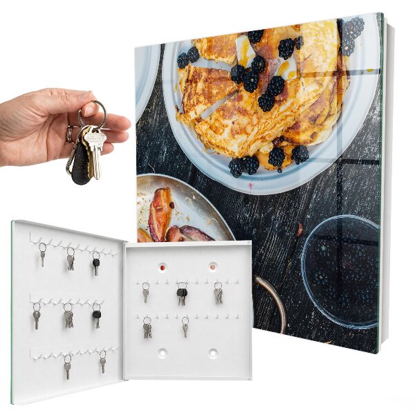 Schlüsselkasten mit Motiv Hausgemachtes Frühstück