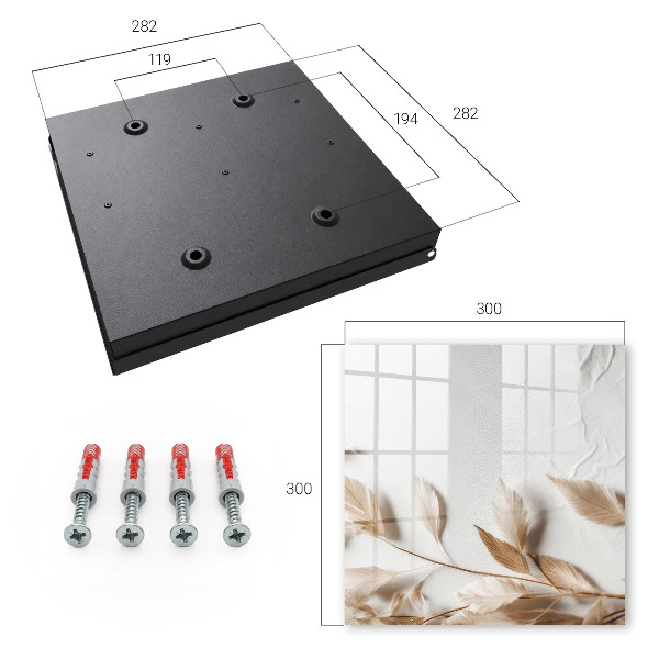 Schlüsselbox für die Wand in sanftem Natur-Design