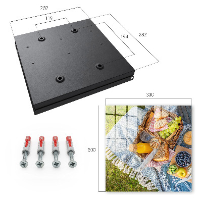 Schlüsselbox mit Motiv Ein idyllisches Picknick