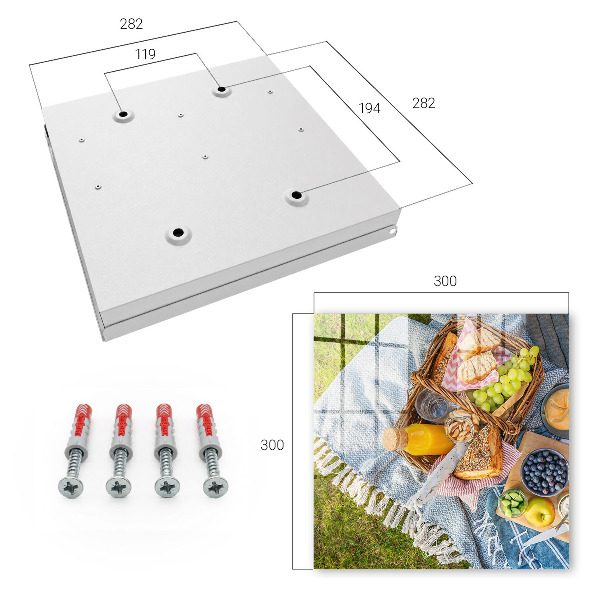 Schlüsselbox mit Motiv Ein idyllisches Picknick