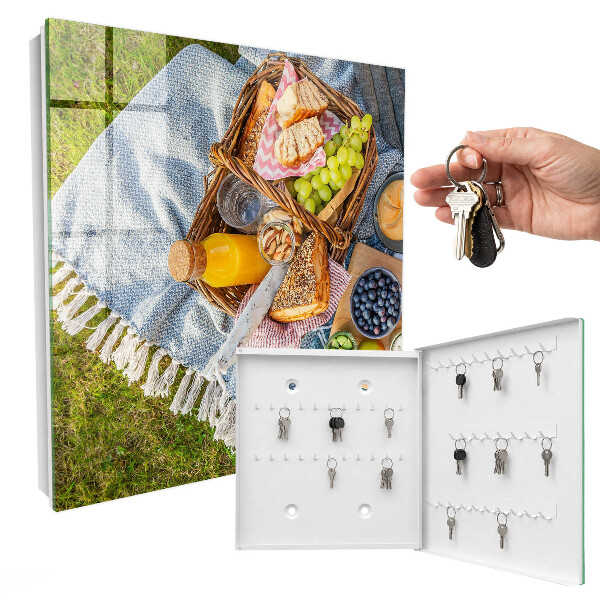 Schlüsselbox mit Motiv Ein idyllisches Picknick