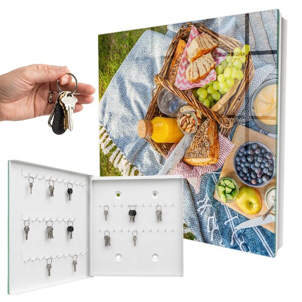 Schlüsselbox mit Motiv Ein idyllisches Picknick