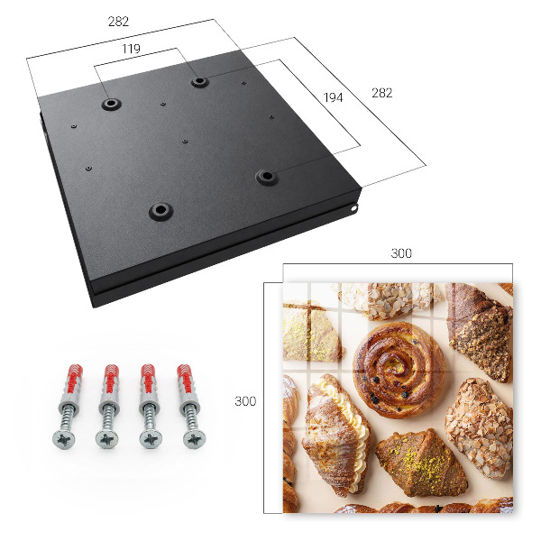 Schlüsselbox für die Wand mit Süßigkeiten