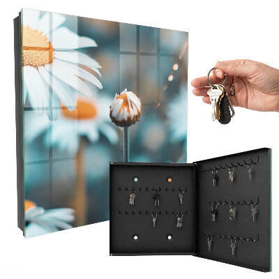 Schlüsselbox mit floralem Motiv