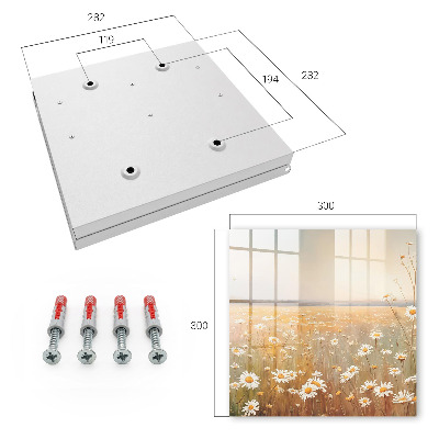 Schlüsselkasten im Design Blumenwiese