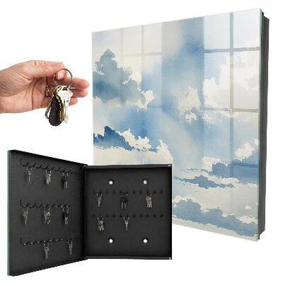 Schlüsselkasten mit Motiv Wolken am Himmel