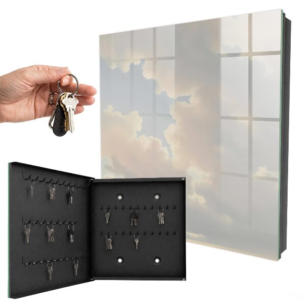 Schlüsselkasten mit Motiv Wolken am Himmel