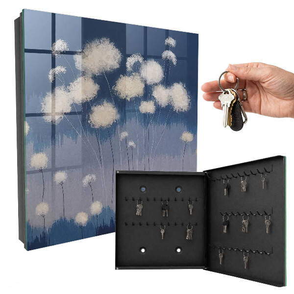 Schlüsselbox für die Wand im Design Löwenzahn