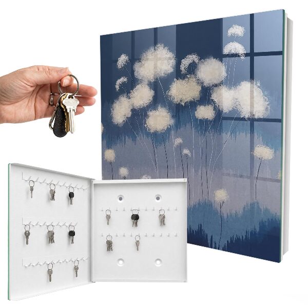 Schlüsselbox für die Wand im Design Löwenzahn