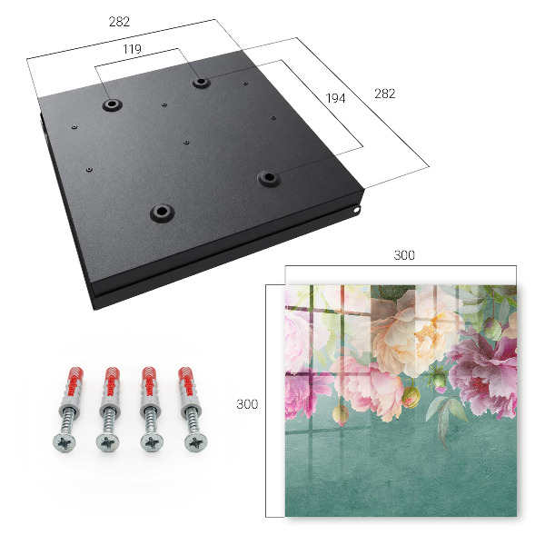 Schlüsselbox im florale Eleganz Design