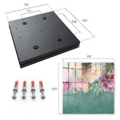 Schlüsselbox im florale Eleganz Design