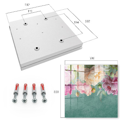 Schlüsselbox im florale Eleganz Design