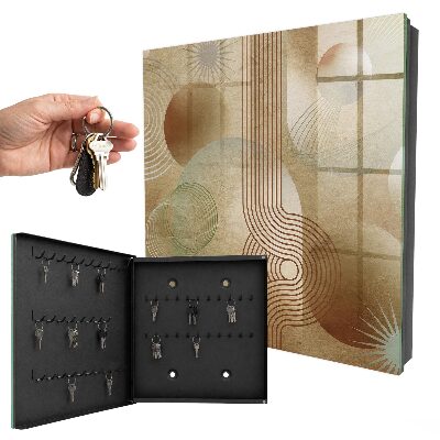 Schlüsselbox für die Wand in geometrischer Form