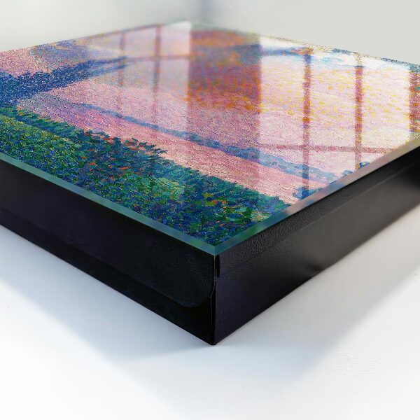 Schlüsselbox zur Wandmontage mit buntem Naturmotiv