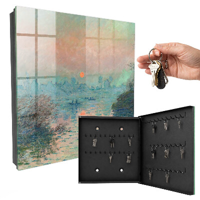 Schlüsselbox für die Wand mit Motiv romantische Landschaft