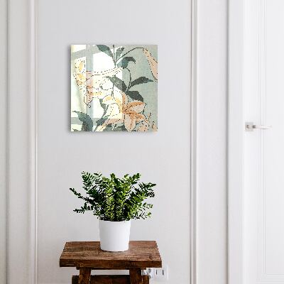 Schlüsselkasten mit Motiv Zarte Lilien