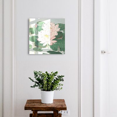 Schlüsselbox für die Wand Motiv Seerosen