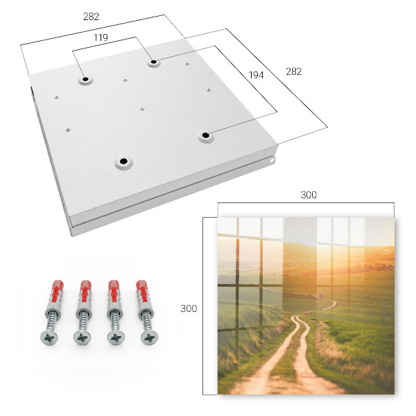 Schlüsselbox für die Wand mit Motiv malerische Landschaft