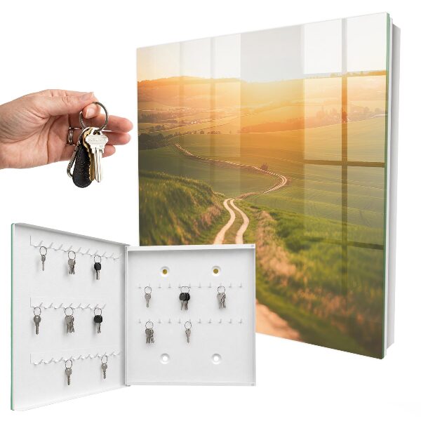 Schlüsselbox für die Wand mit Motiv malerische Landschaft