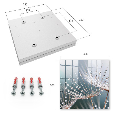 Schlüsselbox in Wassertropfen-Optik