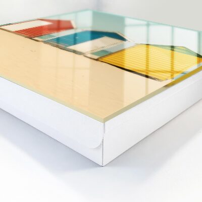 Schlüsselbox mit bunten Häusern