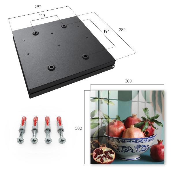 Schlüsselbox in Granatoptik