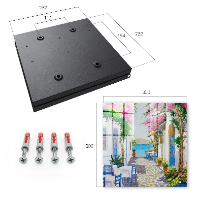 Schlüsselbox für die Wand Design Mediterrane Schönheit
