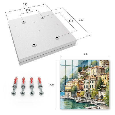 Schlüsselbox mit Motiv Italienische Landschaft
