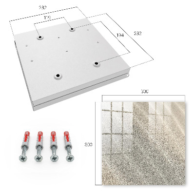 Schlüsselkasten mit Schaumwellen-Design