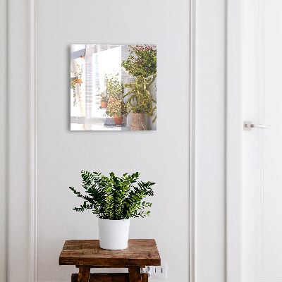 Schlüsselbox für die Wand mit Motiv Treppe und Pflanzen